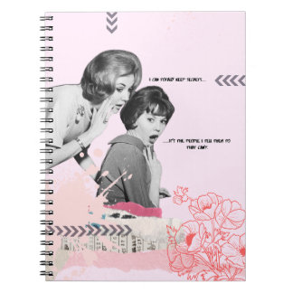Keeping Secrets Pink Notebook Anteckningsbok
