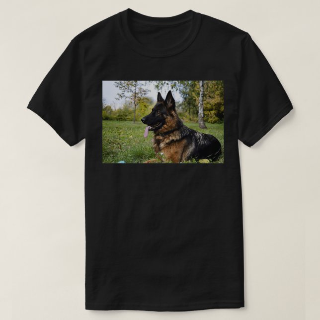 Keeping Watch GSD T Shirt (Design framsida)