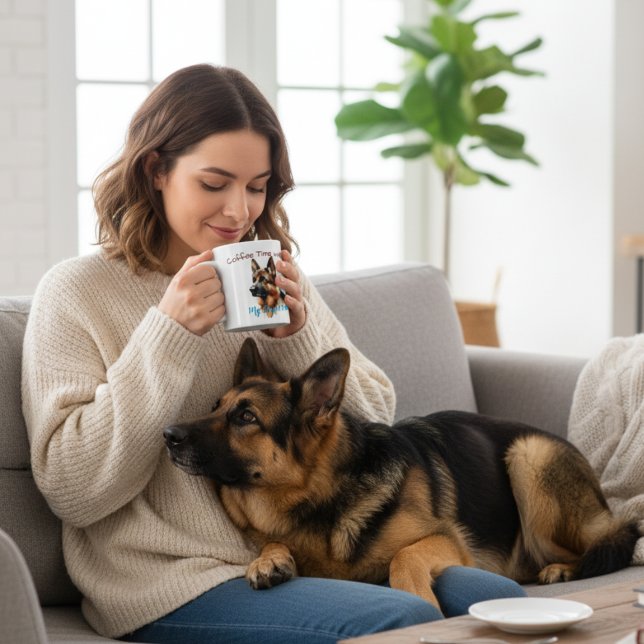  KEEPRESENT Koffetid med min herde Kaffemugg (Skapare uppladdad)