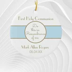KeepsakBoy First Communion Ornament