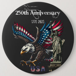 Keepsake-årsdag 250-årsjubileum USA Knapp