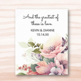 Keepsaké Bröllop Date Anpassningsbar Kärlek Poster