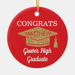 Keepsake! Congrats Any Graduate Ceramic Ornament