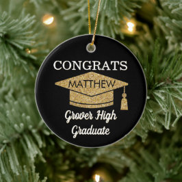 Keepsake! Congrats Any Graduate Julgransprydnad Keramik