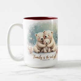 Keepsake Familjen är den riktiga presenten Kaffe M Två-Tonad Mugg