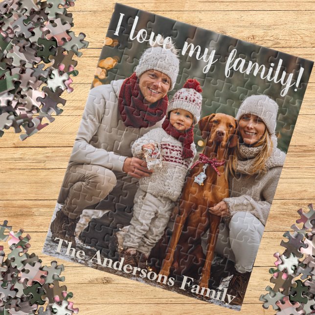 Keepsake I Family Name Personalized Photo Pussel (Keepsake I Family Name Personalized Photo Jigsaw Puzzle)