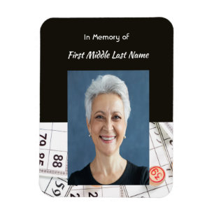 Keepsaké Memory Photo Prayer Bingo Game Magnet