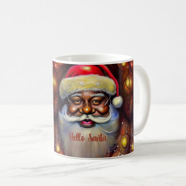 Keepsaké Mugg: Konstnärlig jultomtssamling Kaffemugg (Framsida höger)