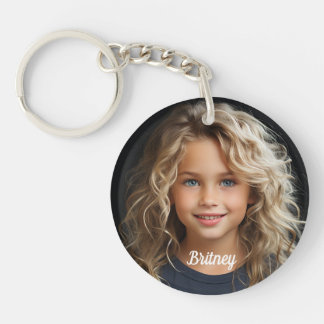 Keepsake Personalized Child Portrait Name Round 