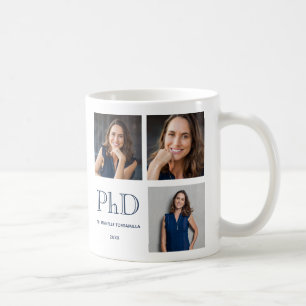 Keepsaké Photo Blue PhD Studenten Kaffemugg