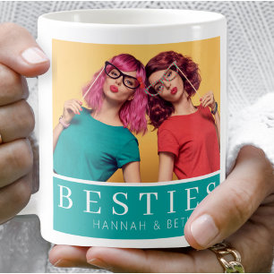 Keepsaké Photo Modern Besties Vänskap Kaffemugg