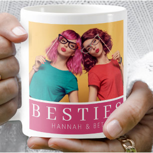 Keepsaké Photo Modern Besties Vänskap Kaffemugg