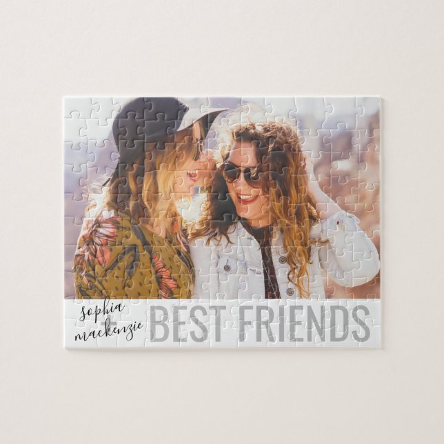Keepsaké Photo Puzzle Best Friends Birthday Gift Pussel (Horisontell)