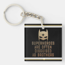 Keepsaké Superhjälte Brother Acrylic Keychain