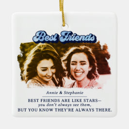Keepsakys Best Friends Photo Julgransprydnad Keramik