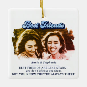 Keepsakys Best Friends Photo Julgransprydnad Keramik