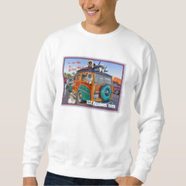 Kees i en Woodie Wagon Sweatshirt