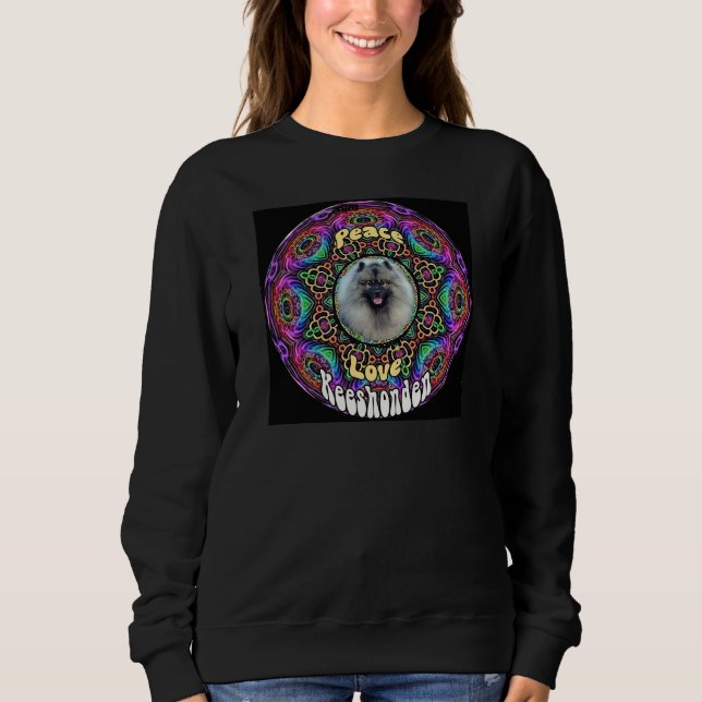 Kees in lila mandala sweatshirt t shirt (Framsida)