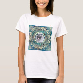 Kees on bluegreen mandala T shirt