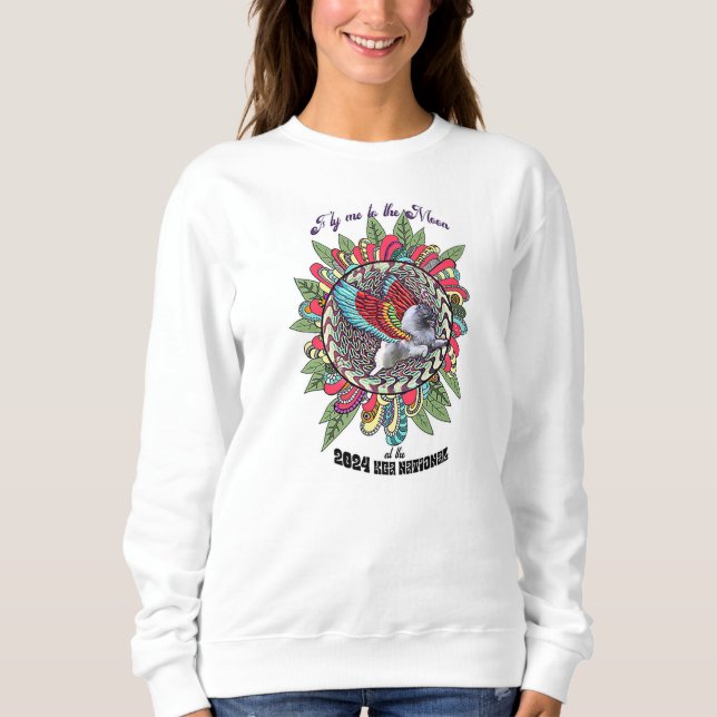 Kees som flyger till Måne Sweatshirt T Shirt (Framsida)