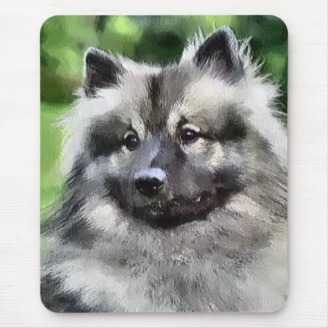 Keeshond Art Gifts Musmatta (Framsidan)