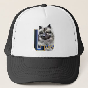 Keeshond Art Gifts Truckerkeps