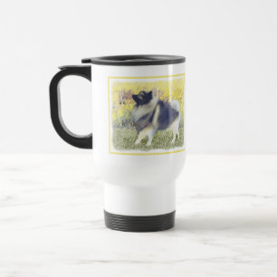 Keeshond Aspen-målning - Cute Original Hund Art Resemugg