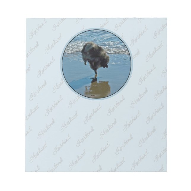 Keeshond Ballet Photograph - Cute Original Hund Ar Anteckningsblock (Framsida)