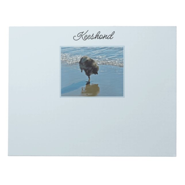 Keeshond Ballet Photograph - Cute Original Hund Ar Anteckningsblock (Framsida)