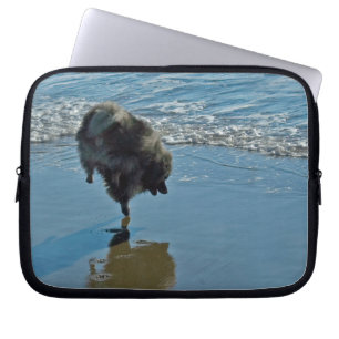 Keeshond Ballet Photograph - Cute Original Hund Ar Laptop Fodral