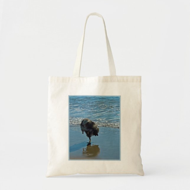 Keeshond Ballet Photograph - Cute Original Hund Ar Tygkasse (Framsidan)