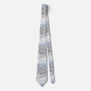Keeshond Beth-målning - Cute Original Hund Art Slips
