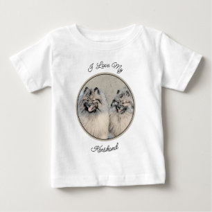 Keeshond Brothers Painting - Original Hund Art T Shirt
