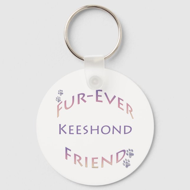 Keeshond Furever Nyckelring (Framsida)