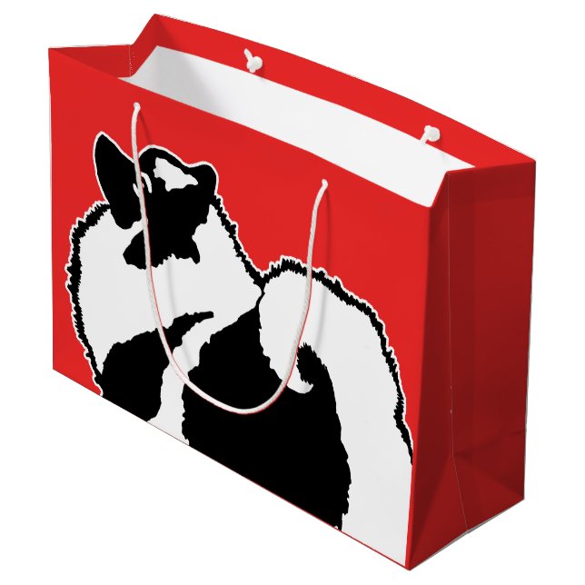 Keeshond Graphics - Cute Original Hund Art (Baksidan Vinklad)