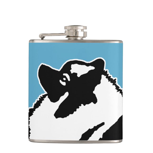 Keeshond Graphics - Cute Original Hund Art Fickplunta (Framsidan)