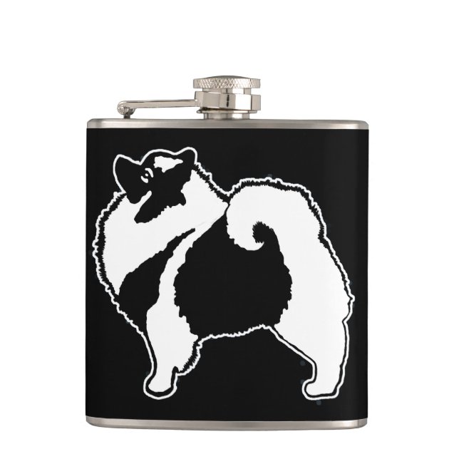 Keeshond Graphics - Cute Original Hund Art Fickplunta (Framsidan)