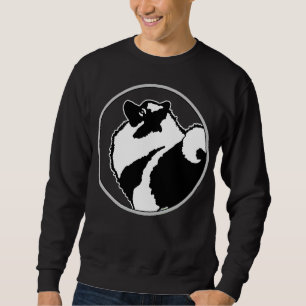 Keeshond Graphics - Cute Original Hund Art Lång Ärmad Tröja