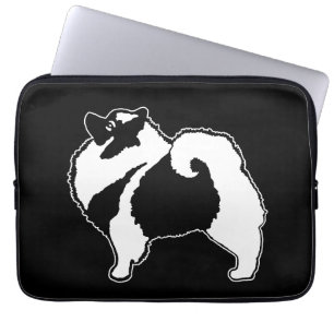 Keeshond Graphics - Cute Original Hund Art Laptop Fodral