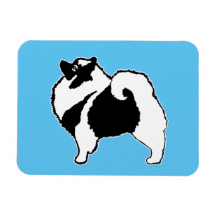 Keeshond Graphics - Cute Original Hund Art Magnet