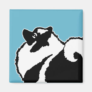 Keeshond Graphics - Cute Original Hund Art Magnet