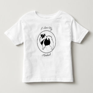 Keeshond Graphics - Cute Original Hund Art T Shirt