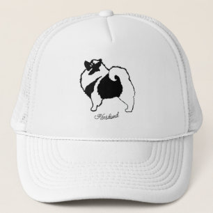 Keeshond Graphics - Cute Original Hund Art Trucker Keps