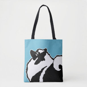 Keeshond Graphics - Cute Original Hund Art Tygkasse