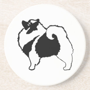 Keeshond Graphics - Cute Original Hund Art Underlägg