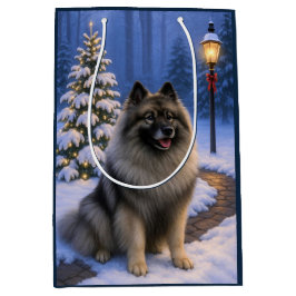 Keeshond Holiday