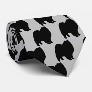 Keeshond Hund Silhouette Slips