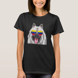 Keeshond Hund Venezuela Sunglasses T Shirt