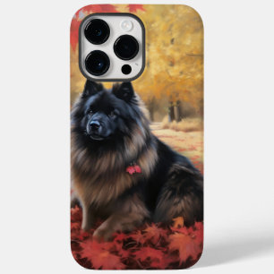Keeshond i Höst löv Fall Inspire