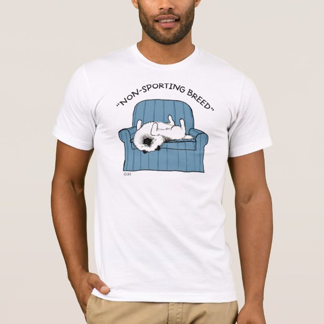 Keeshond "Icke-sportande ras" Tee (Framsida)